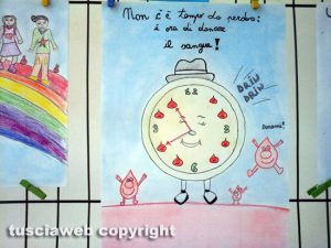 Valentano - I 40 anni dell'Avis - Un disegno dei bimbi della scuola primaria