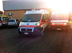 L'ambulanza della Misericordia di Pescia Romana