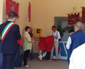 Bassano in Teverina - La consegna del defibrillatore all'Avis