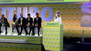 Roma - Agricoltori al Palatiziano per difendere il cibo italiano - Il ministro Boschi