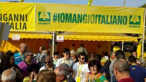Roma - Agricoltori al Palatiziano per difendere il cibo italiano