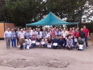 I partecipanti al corso per dirigenti di società sportive