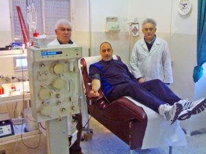 Donazione di plasma all'Avis di Tarquinia