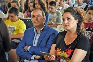 Montalto di Castro - Il sindaco Caci e l'assessora Sacconi 