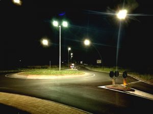 Montalto - Illuminazione della rotatoria