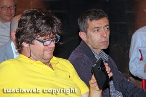 Viterbo - Fondazione Caffeina - Filippo Rossi all'incontro con Balson