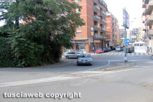 Viterbo - Via Rossi Danielli "malconcia"