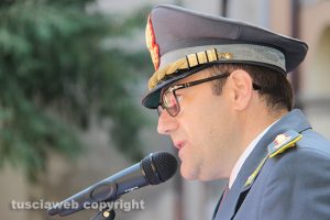 Il colonnello Giosuè Colella, comandante provinciale della guardia di finanza