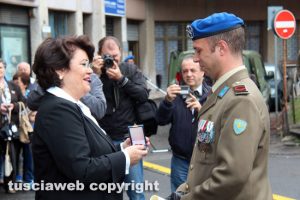 Viterbo - Festa della Repubblica - La consegna della medaglia d'oro a Ivan Costantini