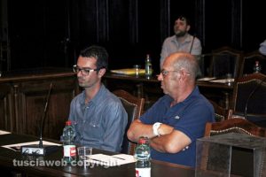 Viterbo - Consiglio comunale - Mecozzi e Simoni