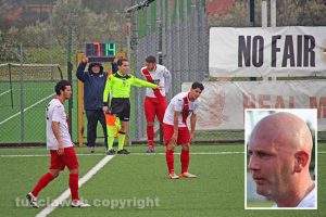 Sport - Calcio - Monterosi - Un match al Martoni - Nel riquadro: il direttore generale Luigi Conte