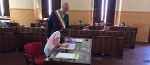 Civita Castellana - Gli studenti del Rodari “Sindaci per un giorno”