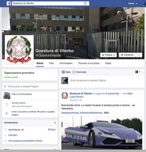 Polizia - La pagina Facebook della questura