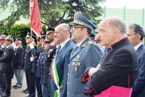 Il sindaco alla cerimonia della guardia di Finanza 