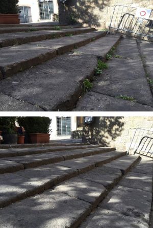 Viterbo - Il lavoro dei ragazzi di Clean up