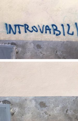 Viterbo - Il lavoro dei ragazzi di Clean up