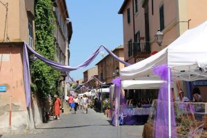 Tuscania - Festa della lavanda - Il taglio del nastro