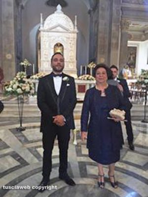 Sara Celestini ed Emanuele Piselli sposi
