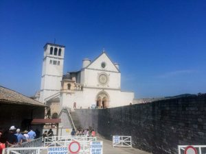 La basilica di Assisi 
