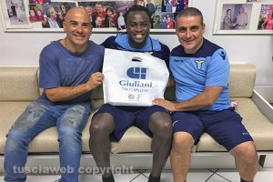 Sport - Calcio - I giocatori della Lazio a Vetralla