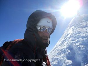 Riccardo Garofalo in cima al Monte Bianco 