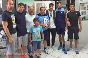 Sport - Calcio - I giocatori della Lazio a Vetralla