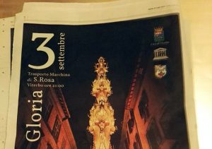 La macchina di santa Rosa sul Corriere della Sera