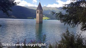 Passo di Resia - Un campanile in mezzo al lago