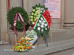 Viterbo - I funerali di Nadia Benedetti alla Trinità