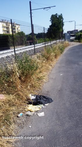 Viterbo - Degrado in via della Capretta