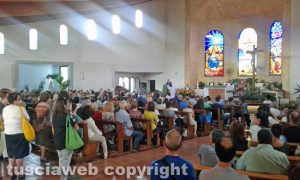 Viterbo - I funerali di Tonino Longo, segretario della Uil Scuola