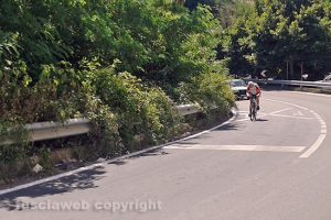 Viterbo - La strada che da Bagnaia porta a Vitorchiano