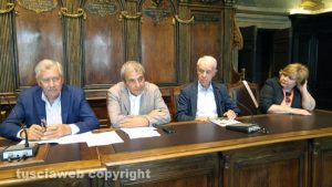 Viterbo - Conferenza di presentazione della tomba di Grotte Scalina