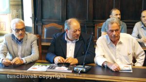 Viterbo - Conferenza di presentazione della tomba di Grotte Scalina - Pazienti, Orlandini e Paternesi