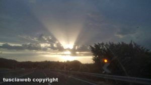 Tramonto a Vitorchiano