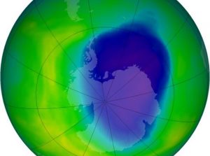 Il buco dell'ozono sopra l'Antartide in riduzione