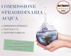 Vetralla - M5s propone una commissione sull'acqua
