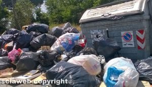 Viterbo - Rifiuti in zona Teverina