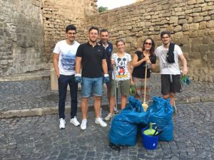 I volontari di Viterbo cleanup