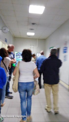 Viterbo - Fila al pronto soccorso di Belcolle