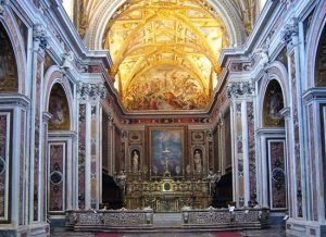 Napoli - Certosa di San Martino - L'interno della chiesa