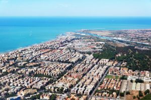 Una panoramica di Ostia