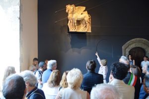 Tarquinia - I cavalli alati nel nuovo allestimento 