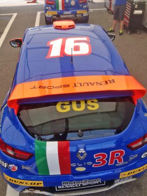 Il pilota viterbese Gustavo Sandrucci a Monza 