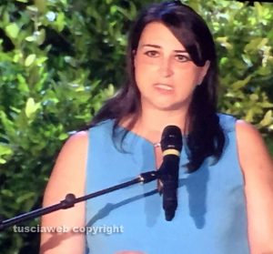 L'intervento della vicesindaca di Viterbo Ciambella 