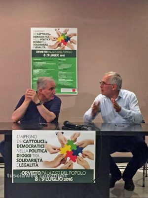 Orvieto - Il convegno dei cattolici democratici promosso da Giuseppe Fioroni 
