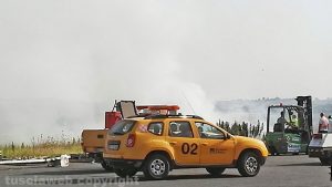Incendio a Fiumicino