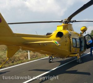 Tarquinia - Aurelia bis - Scontro auto-furgone, 5 feriti