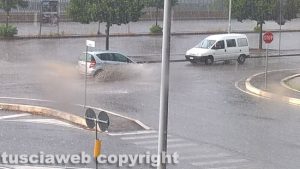 Viterbo - Maltempo - Bomba d'acqua
