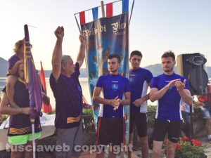 Ronciglione - Lago di Vico - Il palio delle barche 2016 - La contrada vincitrice Acquaforte